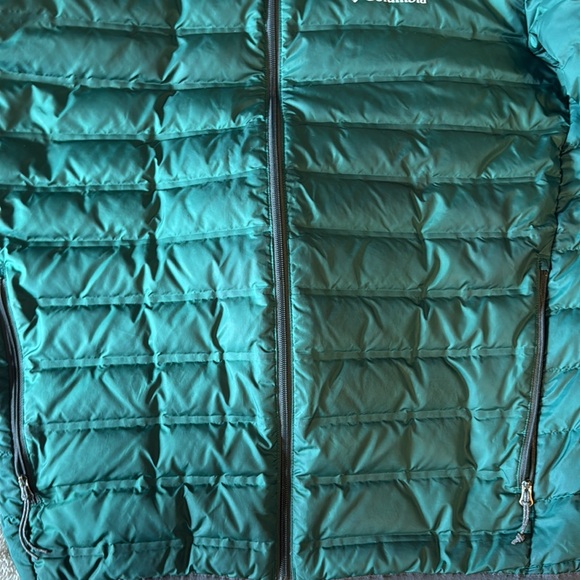 Columbia men’s emerald green puffer coat size extra large - Picture 3 of 7